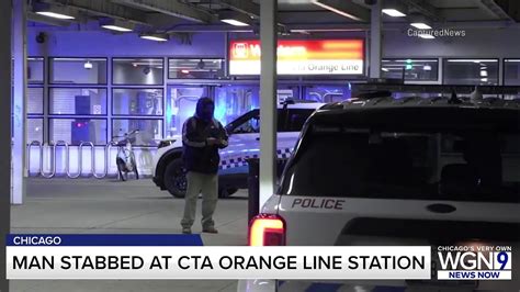 Man stabbed several times at CTA Orange Line station: police
